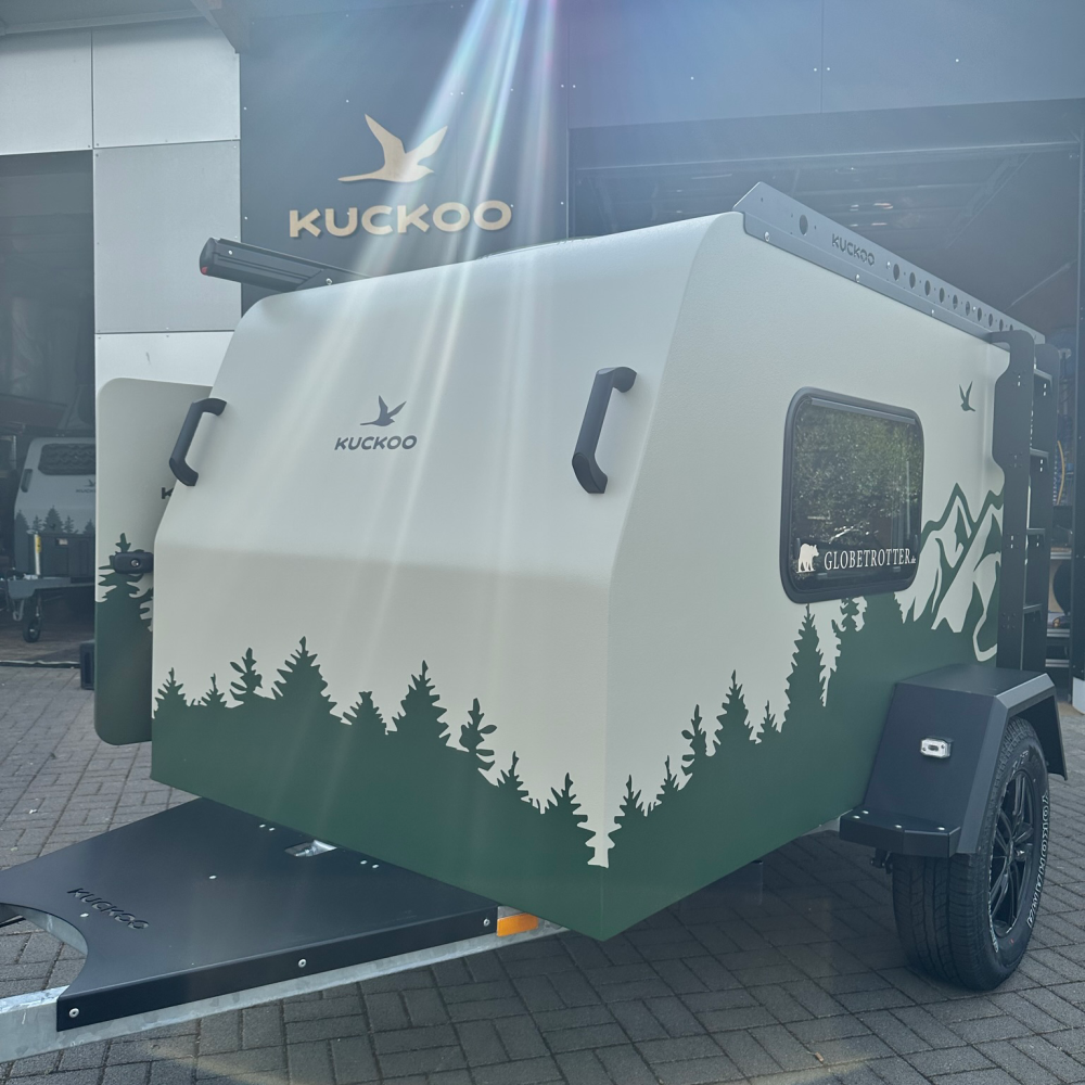 Gobetrotter-Edition des besten Miniwohnwagen von vorne