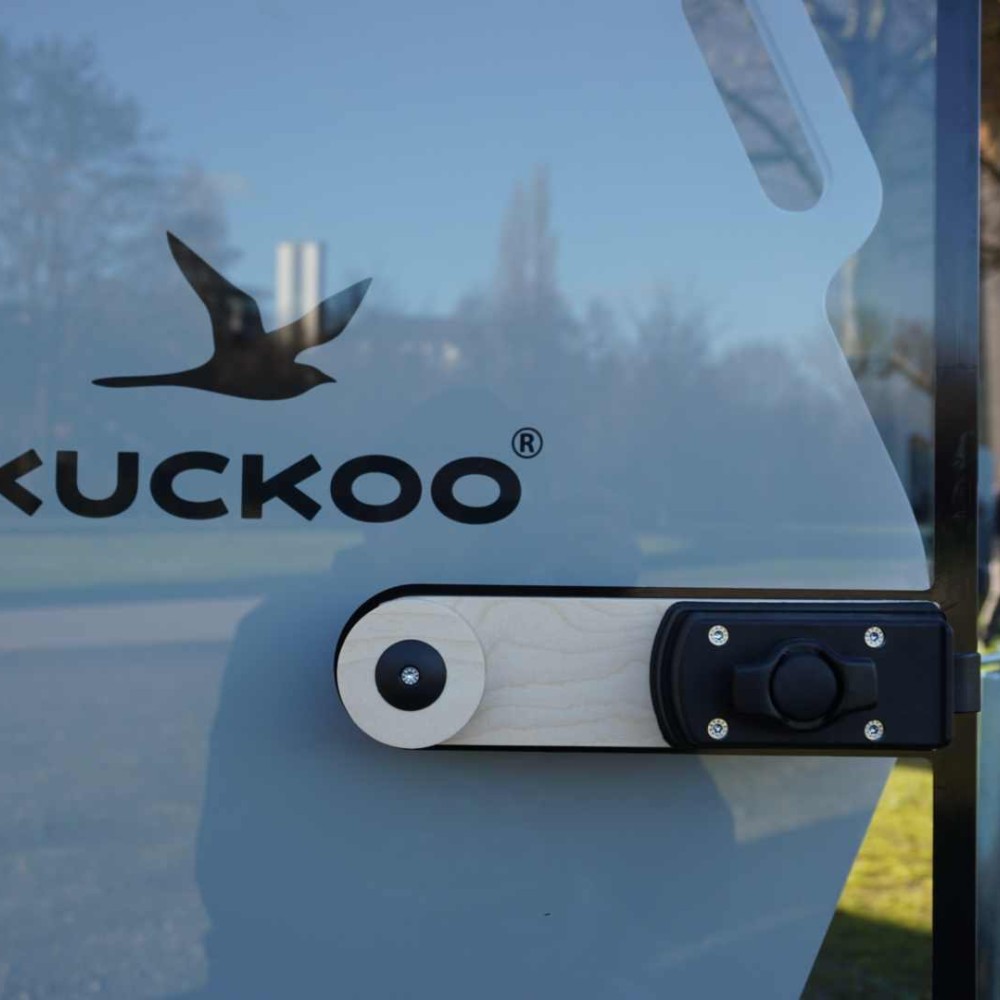 Die Türe von Emma - dem neuen Miniwohnwagen